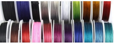 Beading wire Elastic thread Leather cord Silk thread Polyester thread Copper wire