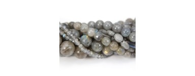 Labradorita - Cuenta de piedra natural - Joyería