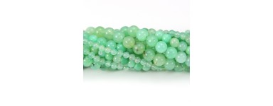 Chrysoprase - Perle pierre naturelle - Fabrication de bijoux