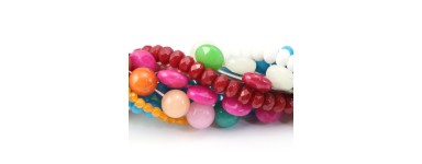 Tinted Jade - Natural stone bead - Jewelry making