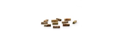 Rectangular natural stone beads for jewelry making
