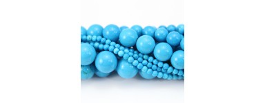 Reconstituted Turquoise - Natural Stone Bead