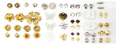 Imprimaciones de joyería metálica para la creación de joyas