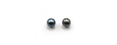 Freshwater cultured pearl half-drilled - Handmade DIY jewelry