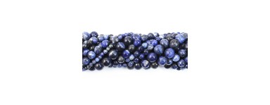 Sodalite - Perle pierre naturelle - Fabrication de bijoux