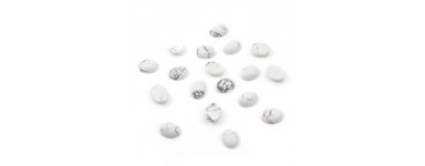 Howlite Cabochon - Pedra natural - Joalharia 