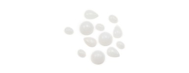 White Jade Cabochon - Pedra natural - Joalharia