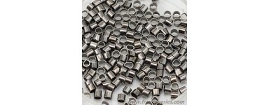 Perles à écraser en métal pour la fabrication de bijoux uniques