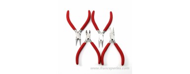 Pliers, scissors, needles, tools for jewelry creation