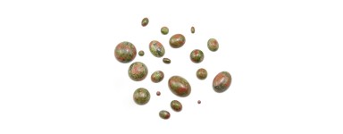 Cabujón de unakita - Piedra natural - Joyería 