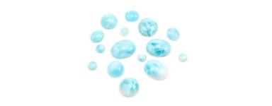 Cabujón de Larimar - Piedra natural - Joyería 