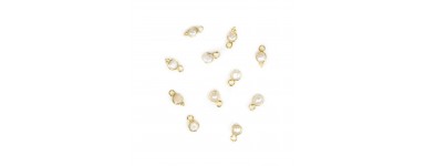 Freshwater pearl set in 925 sterling silver for jewelry creation