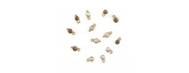 Topaz set in 925 sterling silver for jewelry making