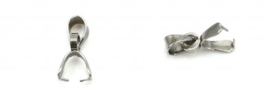 Bail & Pendant Clasp in Stainless Steel