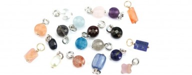 Pendant Charm in Semi-Precious Stone - Jewelry Making