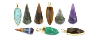 Pingente Pointe em pedra natural - Unique Well-being Jewellery