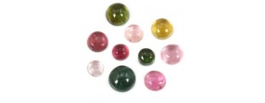 Turmalin Cabochon - Mehrfarbiger Turmalin - Halbedelstein