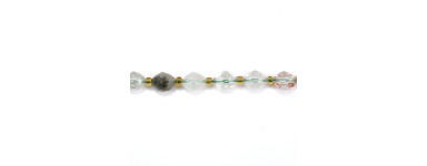Stone Phantom Quartz - Multicolored Quartz - Unique Beads