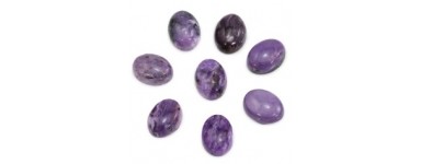 Cabochão Charoíta - Pierre violeta Rara - Charoíta para Joias DIY
