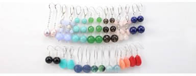 Earrings made of natural stone - Handmade jewelry